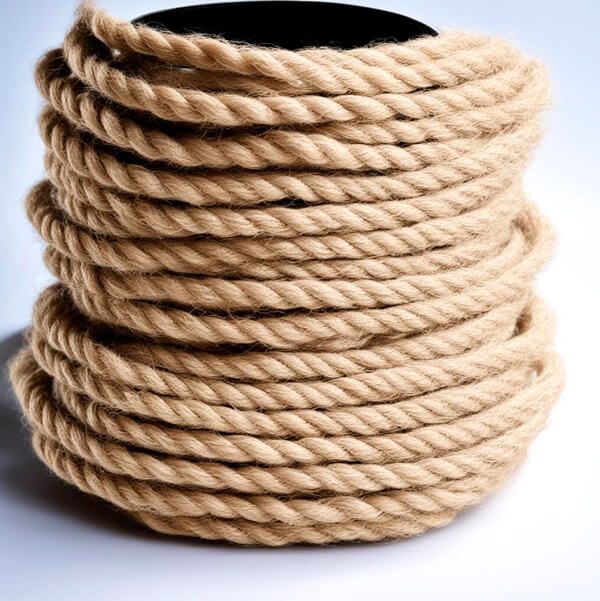 Джутовые материалы и сферы их применения - джутовый канат